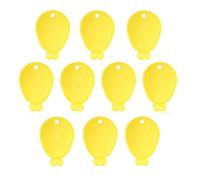 Poids Ballon 20 pièces poids for ballons de couleur vive | Blocs de poids anti-flottants colorés suspendus réutilisables(-Balloon Yellow)