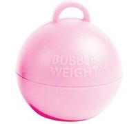 Creative Party- Poids des Bulles, BW020, Rose bébé, 5cm Diameter, 35g Weight