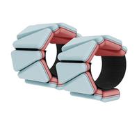 Poids Cheville Bracelet de musculation bicolore en silicone for poignet et cheville, bloc de plomb invisible for entraînement de force, équipement de fitness portable(Mint Green)