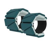 Poids Cheville Bracelet de musculation bicolore en silicone for poignet et cheville, bloc de plomb invisible for entraînement de force, équipement de fitness portable(Blackish green)