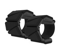 Poids Cheville Bracelet de musculation bicolore en silicone for poignet et cheville, bloc de plomb invisible for entraînement de force, équipement de fitness portable(Black)