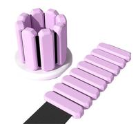Poids Cheville Bracelet lesté en silicone for chevilles et poignets, réglable, for le fitness, la course à pied et la gym.(1 pair-2pc-450g-pink)
