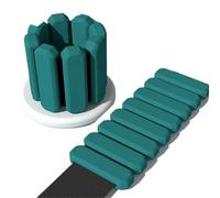 Poids Cheville Bracelet lesté en silicone for poignets, 450/900 g, réglable, for le yoga, le fitness, la cheville, la protection, le jogging, les exercices sportifs(Green,450gX2)