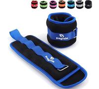 Poids Cheville, Poids Poignet, Leste Cheville, Pour Femmes, Hommes et Enfants - 4KG 1 Paire de Poids de Musculation Pour Poignet/Jambe/Bras avec Sangle Ajustable Pour le Jogging, La