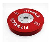Poids Compétition 2.0 Fit & Rack 25kg Rouge TU