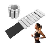Poids de cheville réglables réglé, poids de cheville poignet, poids de musculation 2x, silicone Pilates Equipment bracelet poignet pour aérobic, physique
