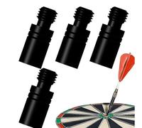 Poids de la fléchette - Régulateur de fléchettes en noir 2BA à 4 pièces | Outil d'accordage et équipement pour l'entraînement pour les joueurs | Dart Weight Adder pour compétitions d'exercices