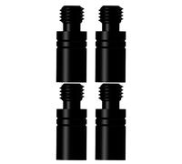 Poids de la fléchette - Régulateur de fléchettes en noir 2BA à 4 pièces | Outil d'accordage et équipement pour l'entraînement pour les joueurs | Dart Weight Adder pour compétitions d'exercices