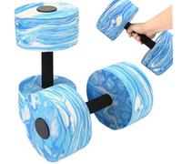 Poids de l'eau pour Exercice de Piscine 2pcs Haltères d'eau Eva Foam Pool Weights Resistance Équipement d'aérobic à Haute densité pour Adultes Gymnase nage