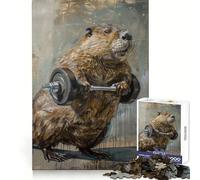 Poids de l'éclairage du Castor Puzzle de 1000 pièces pour Adultes Un pour se détendre, se ressourcer et Passer Un Moment agréable (50x75cm)