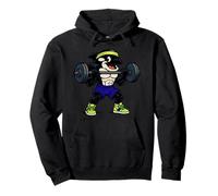 Poids de Levage de Baleine Orque Style années 90 Sweat à Capuche
