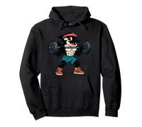 Poids de Levage de Baleine Orque Style années 90 Sweat à Capuche