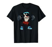 Poids de Levage de Baleine Orque Style années 90 T-Shirt