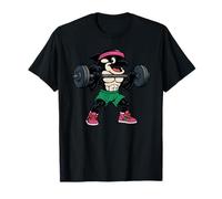 Poids de Levage de Baleine Orque Style années 90 T-Shirt