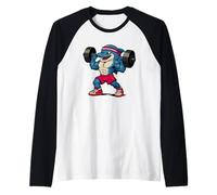 Poids de Levage de Dauphin Style années 90 Manche Raglan