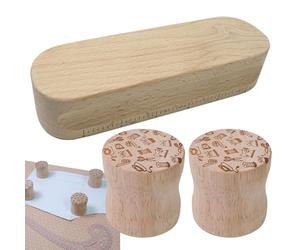 Poids de motif - Bois d'hévéa | Poids de | Poids de tissu | Poids de coupe rond en bois pour la de patrons sécurisés, fournitures de et fournitures de matelassage