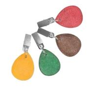 Poids De Nappe En Pierre Robuste, 4 Pièces, Clip Métal pour Nappe de Table | Pinces de couverture de Table, pique-nique en plein air, décoration de mariage, réutilisable, coupe-vent
