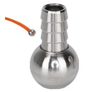 Poids de paille de en mousse, boule de filtre à paille qui s'est plainte, accessoire de tuyau pour nettoyeurs haute pression - 1,4 × 1,4 × 2,4 cm Boule de filtre à gravité en acier inoxydable