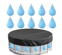 Poids de piscine pour couverture | Protection étanche des feuilles, sac à eau pour les amateurs de jardinage, pour les débutants dans le jardin, villa, parc, hôtel, maison de plage