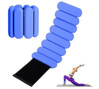 Poids de poignet et cheville pour femme, poids de cheville réglable en silicone pour entraînement de poignet et cheville pour homme et femme pour yoga, course à pied, danse, cheville, bras, jambe (0,9