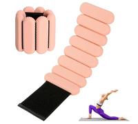 Poids de poignet et cheville pour femme, poids de cheville réglable en silicone pour entraînement de poignet et cheville pour homme et femme pour yoga, course à pied, danse, cheville, bras, jambe (0,9