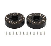 Poids de roues en laiton Yizisecce, pour la jante de roue à perles de 2,9 pouces, adaptateur de moyeu hexalable à 6 trous, construction en laiton massif, stabilité améliorée, (12 mm)