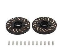 Poids de roues en laiton Yizisecce, pour la jante de roue à perles de 2,9 pouces, adaptateur de moyeu hexalable à 6 trous, construction en laiton massif, stabilité améliorée, (6 mm)