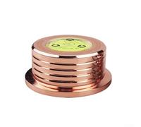 Poids d'enregistrement de platine pour stabilisateur, pince en vinyle métallique avec niveau à bulle et échelle stroboscopique pour 33/45 tr/min, broche de 7 mm, noir (doré 60 Hz)
