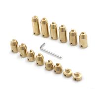 Poids d'Équilibrage pour Rayons de Motos en Laiton Doré Kit Kit de Recharge avec 8/12/14 Poids d'Équilibrage en Laiton pour Rayons de Roue Motos Accessoire Universel Doré(14pcs)