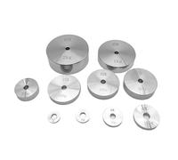 Poids d'étalonnage en acier inoxydable M1 2Cr13, 1 kg et 2 kg, perforés, for l'étalonnage des balances de laboratoire(1kg)