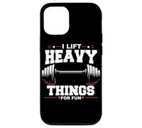 Poids d'haltérophilie I Lift Heavy Things for Fun Gym Coque pour iPhone 12/12 Pro