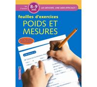 Poids et mesures 8-9 ans ce2 - feuilles d'exercices - E. Machiels - Chantecler - broché - Scolaire / Universitaire