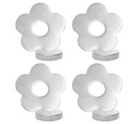 Poids Magnétique 4Pcs Poids Rideaux Extérieur, Pinces à Nappes en Acier Inoxydable, Pince Magnétique pour Nappe, Fixation Poids Nappe de Table Exterieur pour Pique Nique Fête Jardin (Prunus mume)
