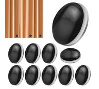Poids Magnétiques pour Rideau De Douche - Stabilisateur en Silicone - Étanches, Antirouille, sans Pince - Lot de 10 pour Tissus, Nappes, Drapeaux, Fixation sans, Accessoire De Salle De Bain
