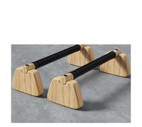 Poids Musculation Support de pompes, barres simples et parallèles en bois, support inversé, équipement musculation massif(40cm)