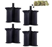 Poids Pavillon Sacs de Sable,Set de 4 Sac Lesté,Sac de Poids Sable,Poids de Sable Gazebo,Sacs de Poids de Qualité Industrielle 34x38 cm,Sacs de Sable pour Pieds de Tente Pop-up,Parasol,Meubles d'extér