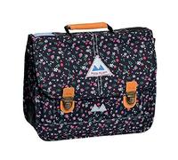 Poids Plume Cartable 2 Compartiments Liberty, 35cm x 28cm x 12.5cm, Noir