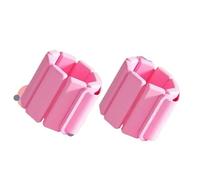 Poids Poignet 1 paire de bracelets lestés for poignets et chevilles, réglables, for femmes et hommes, for entraînement en salle de sport, course à pied et yoga(Pink,1pair-2pc-450g)