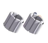 Poids Poignet 1 paire de bracelets lestés for poignets et chevilles, réglables, for femmes et hommes, for entraînement en salle de sport, course à pied et yoga(GRAY,1pair-2pc-450g)