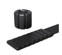 Poids Poignet 1 paire de bracelets lestés for poignets et chevilles, réglables, for femmes et hommes, for entraînement en salle de sport, course à pied et yoga(Black,1pair-2pc-900g)