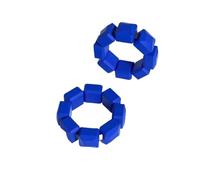 Poids Poignet Bracelet lesté réglable en silicone for poignet et cheville, équipement de yoga, pilates, course à pied, 300 g(2Pcs blue)