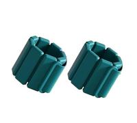 Poids Poignet Paire de bracelets de sport lestés, réglables et portables, en silicone, for poignets et chevilles, for la course à pied, l'entraînement et le fitness(Green,1 pair-2pc-2lb-900g)