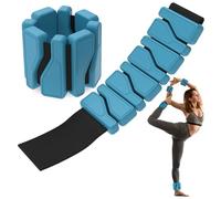 Poids Poignet Paire de bracelets triangulaires en silicone de 0,9 kg, poids réglables for poignets et chevilles, for le fitness, la course à pied et l'entraînement en salle de sport(Blue)