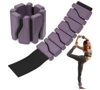 Poids Poignet Paire de bracelets triangulaires en silicone de 0,9 kg, poids réglables for poignets et chevilles, for le fitness, la course à pied et l'entraînement en salle de sport(PURPLE)