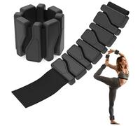 Poids Poignet Paire de bracelets triangulaires en silicone de 0,9 kg, poids réglables for poignets et chevilles, for le fitness, la course à pied et l'entraînement en salle de sport(Black)