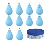 Poids pour couverture de piscine, protection des feuilles, poids d'eau pour couverture de piscine - pour jardin, villa, parc, hôtel, amateurs de sport, propriétaires débutants, professionnels