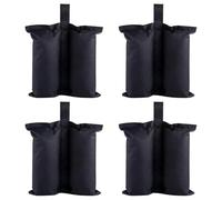 Poids pour pieds de tente d'auvent, 4 poids de tente de plage, sacs de sable à remplir pour piscine gonflable, stabilisateur imperméable et réutilisable