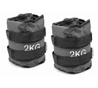 Poids pour poignet et cheville Wrist/Ankle Weights (2 x 2 kg) avec sangle réglable, idéal pour l'entraînement en gymnastique aérobic Fitness Amélioration musculaire