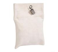 Poids pour rideaux d'extérieur avec clips en toile robuste | Sacs de lestage en tissu pour conditions venteuses réutilisables, supports de draperie à remplir pour terrasse, tonnelle
