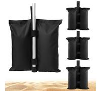 Poids pour Tonnelle, 4pcs Sac de Lestage pour Tonnelle, Sac de Lestage Sable, Sandbag for Ballasting, Lestage Tonnelle, Leste pour Pied de Tonnelle pour Sécuriser Auvents, Tentes et Parasols